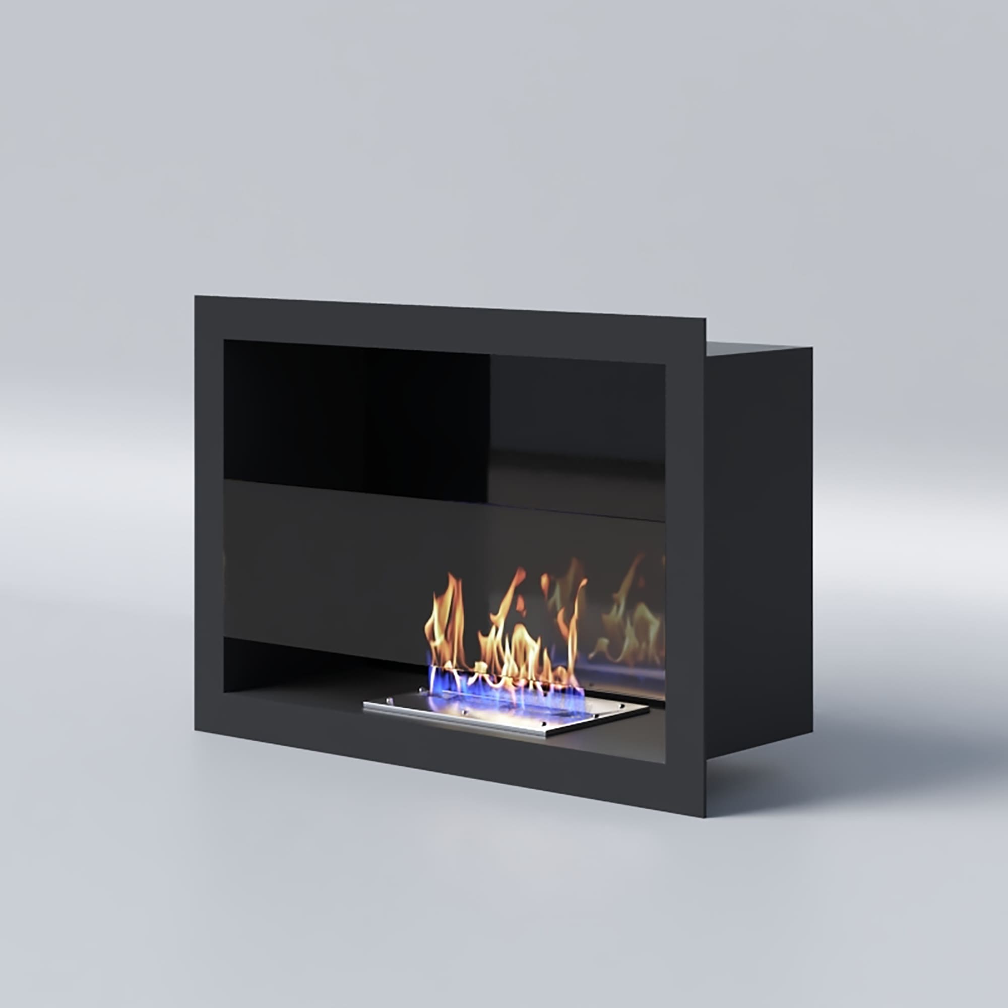 Биокамин "Русский огонь" Лайт 460V встраиваемый с защитным и декоративным стеклом по цене 17 750 руб.