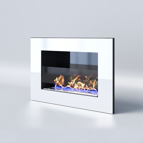 Биокамин "Русский огонь" Хай-тек 650V встраиваемый с декоративным стеклом (стемалитом)