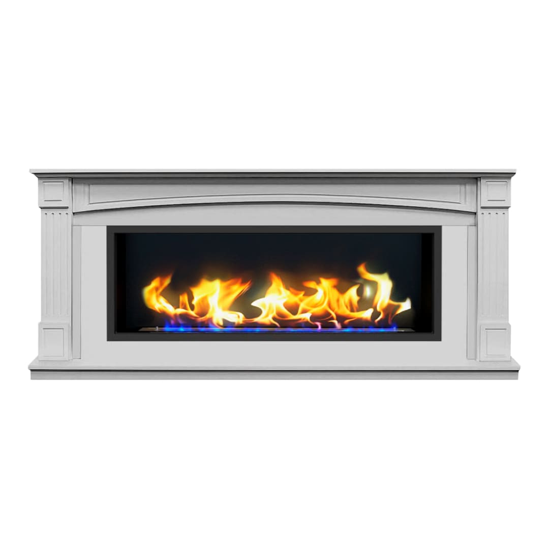 Биокамин в линейном портале "Русский огонь" Честер с защитным и декоративным стеклом по цене 109 450 руб.