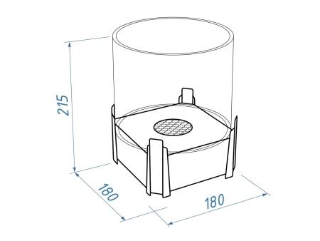 Настольный биокамин Lux Fire Зодиак "Водолей" Белый по цене 15 000 руб.