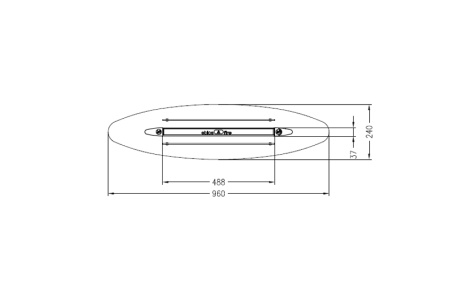 Настольный биокамин Spartherm Ebios-fire Elipse Base стальной по цене 113 700 руб.
