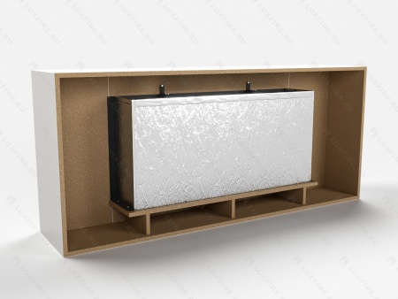 Биокамин Lux Fire с порталом Гринго 42, белый по цене 111 177 руб.