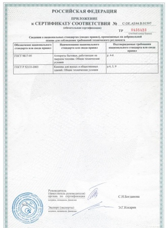 
Газовая топка Vero Design NI G0 H1