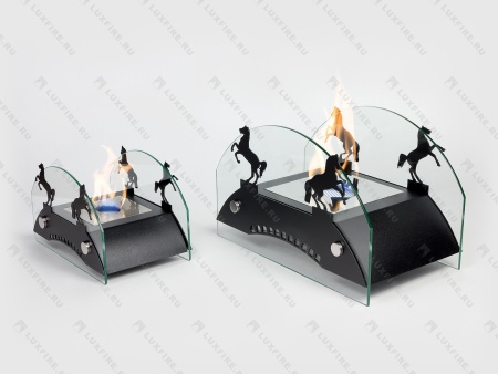 Настольный биокамин Lux Fire "Графский мост" М (черный) по цене 19 602 руб.