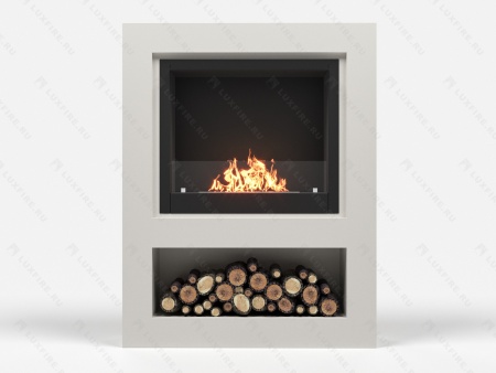 Биокамин Lux Fire с порталом Лукоморье 26, белый по цене 82 433 руб.