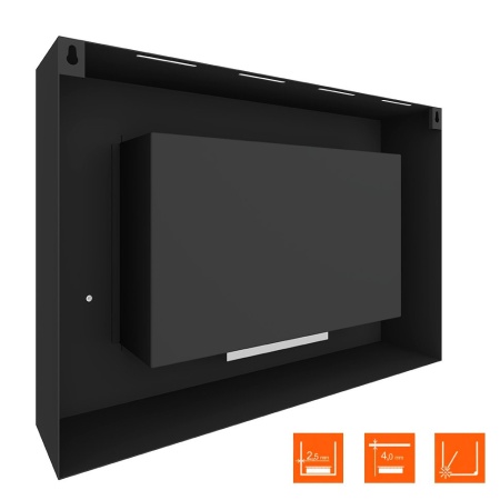 Биокамин SteelHeat WALL GRAND 900 LITE черный, стекло по цене 29 505 руб.