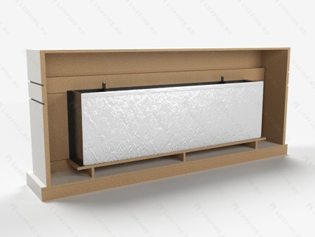 Биокамин Lux Fire с порталом Эльбрус 60, белый по цене 147 942 руб.