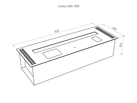 Автоматический биокамин Lux Fire Smart Flame 900 RC Black по цене 312 730 руб.